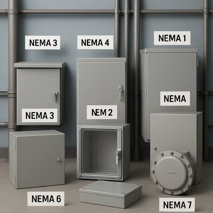 Different NEMA enclosures