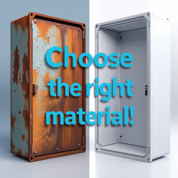 rusted and good enclosure