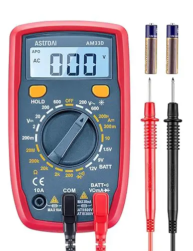 AstroAI Digital Multimeter Tester 2000 Counts: Your Ultimate Electrical Troubleshooting Tool